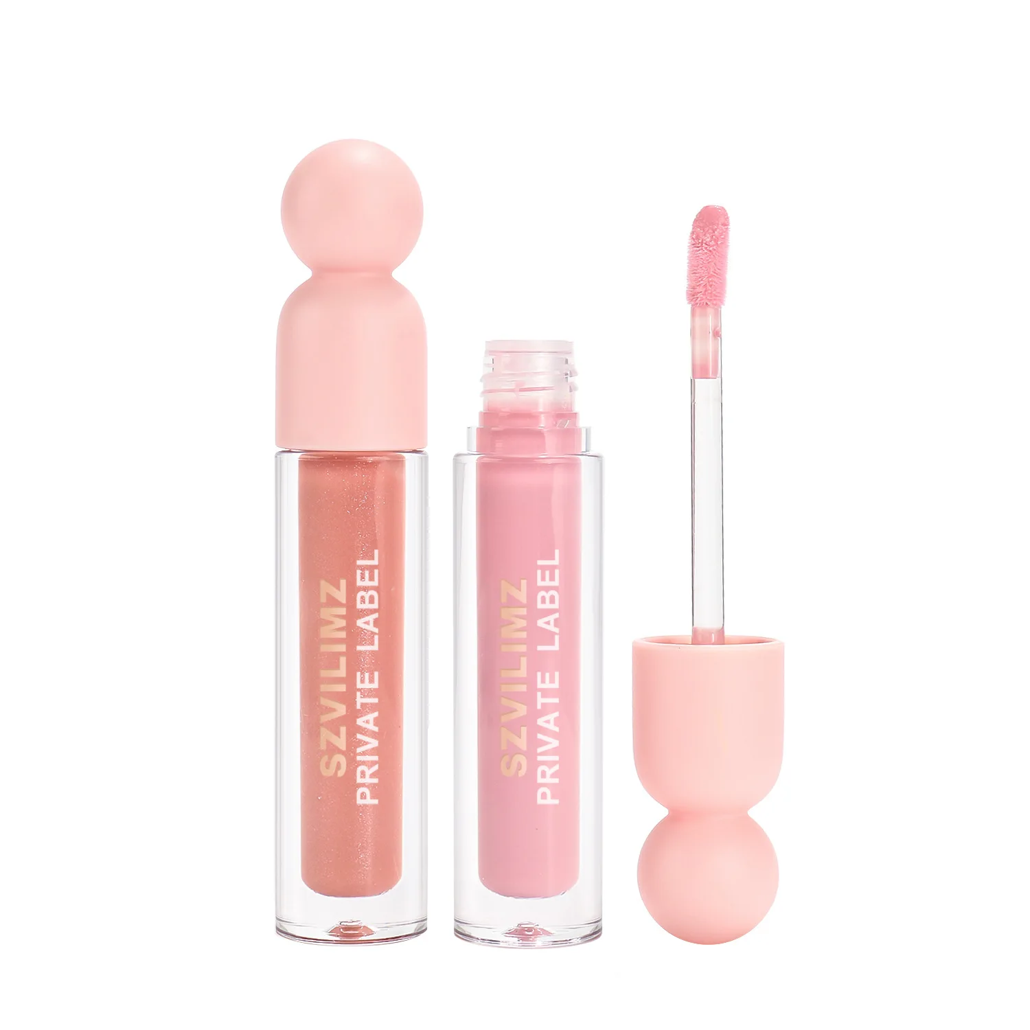 Lipgloss Makeup Wholesale Vendors Cosmetics Lipgloss Private Label Custom Logo Clear Lip Gloss Vegan Waterproof Lipstick