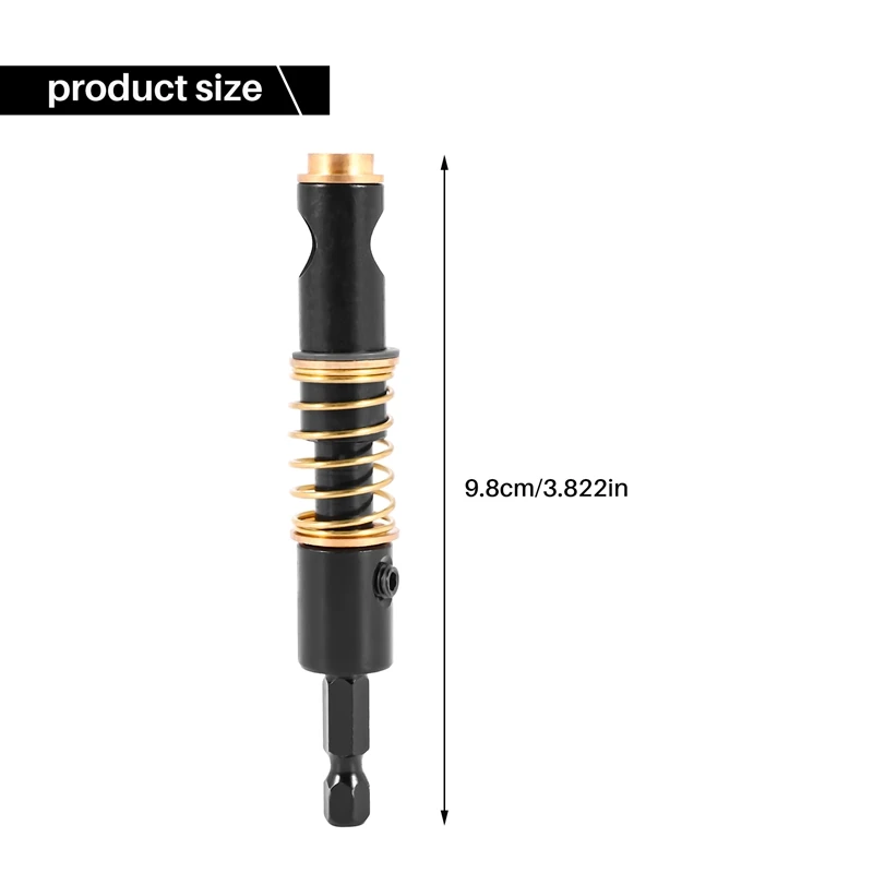 Punta da trapano per sega a tazza da 1/4 di pollice e 5Mm punta da trapano per cerniera in ottone HSS strumento per alesatura per la lavorazione del legno