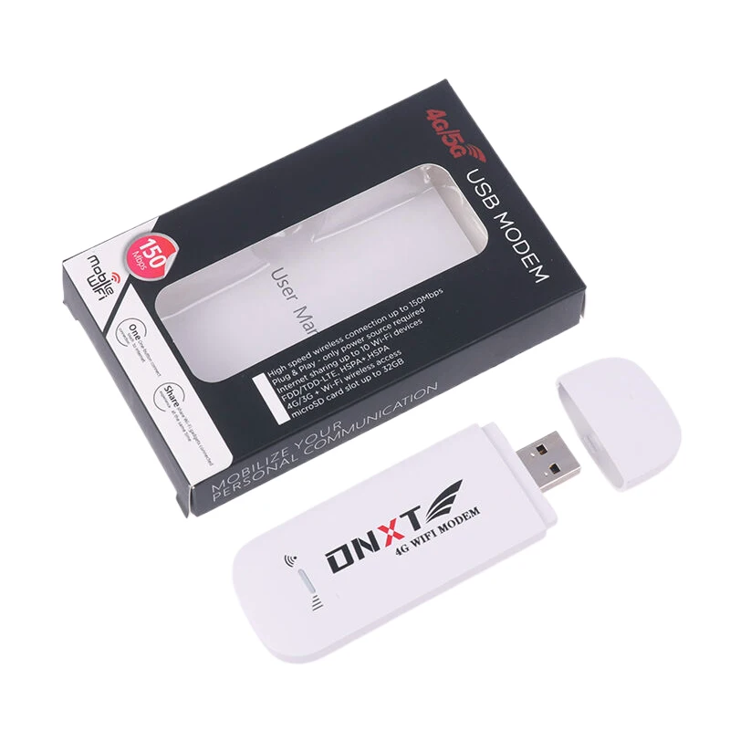 Dongle USB Wireless 4G LTE Mobile Broadband DNXT U96 Modem Stick Sim Card Router Wireless USB 150Mbps Modem Stick