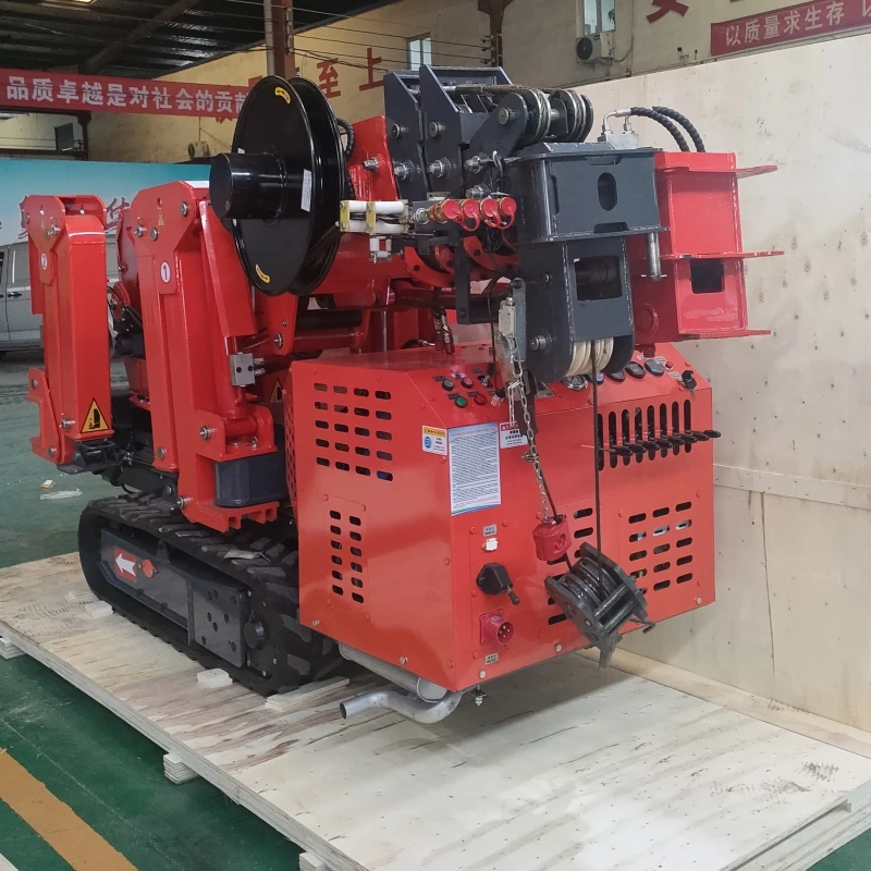 New Energy Construction Mini Crawler Crane Spider 1.2T 3T 5T 8T  Lithium Battery Electric for Construction Site Work
