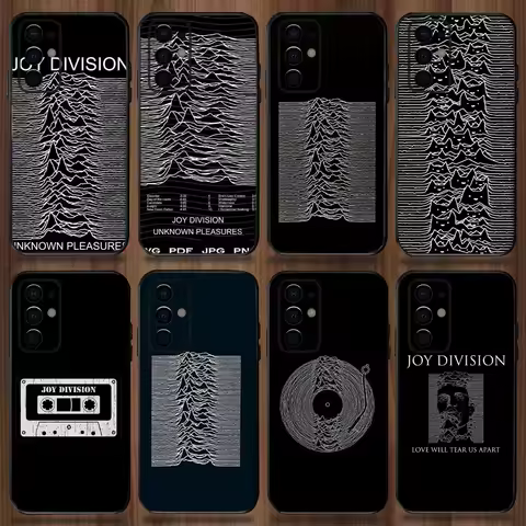 Band J-Joy D-Division Phone Case For Samsung Galaxy A13,A21s,A22,A31,A32,A52,A53,A71,A80,A91 Soft Black Cover
