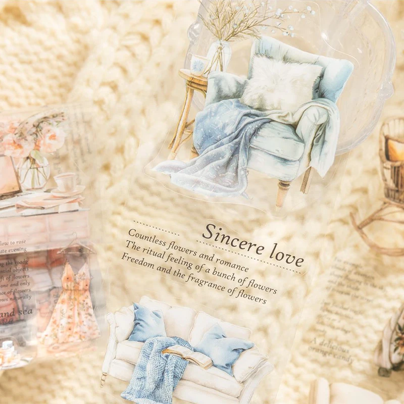 6-стильная лента для домашних животных, дивана, сада, ландшафтного дизайна, высечка для хранения, чашка для воды, чехол для телефона, наклейка, украшение для журнала, дневника