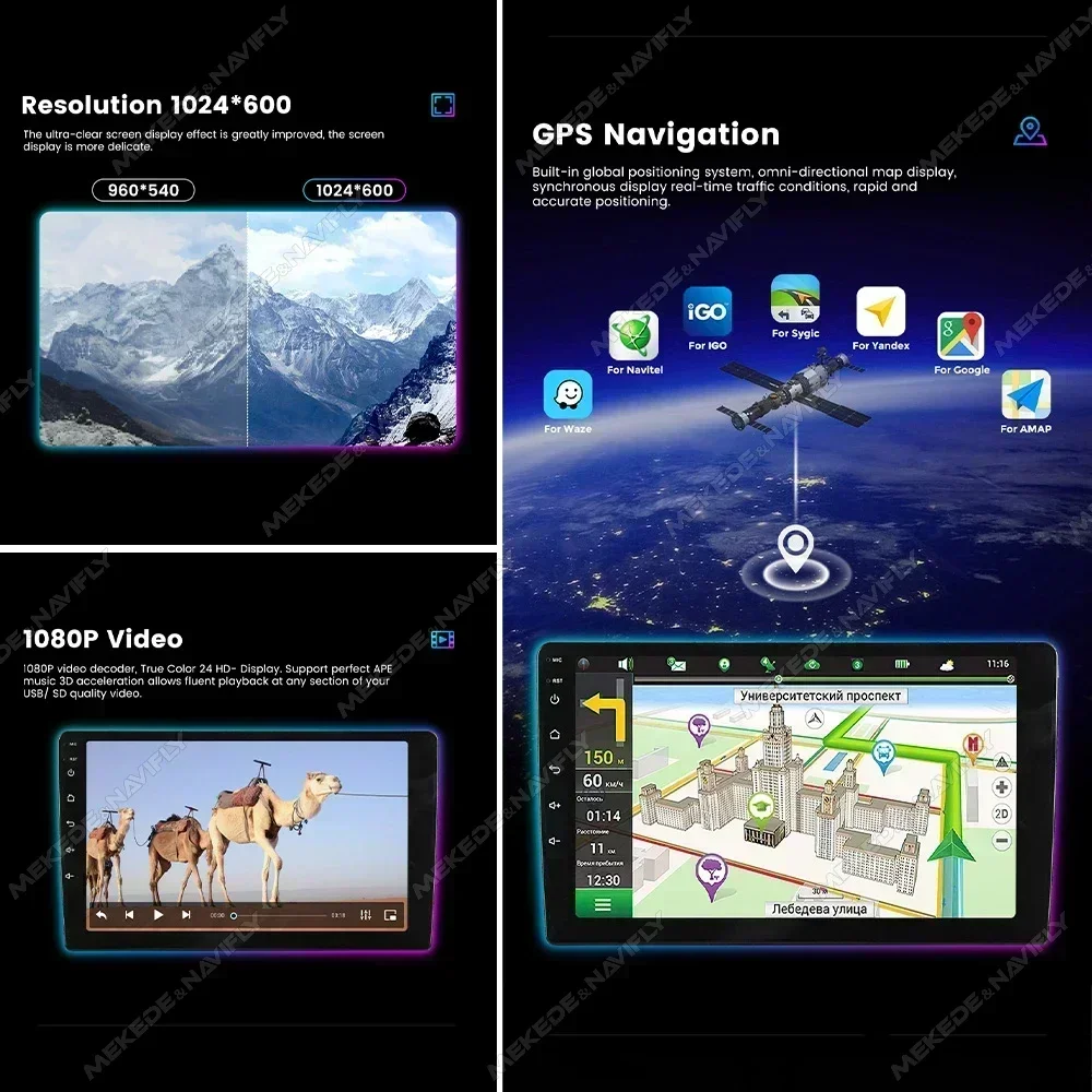 MEKEDE لسكودا سوبيرب 2 B6 2008-2015 10 ''راديو السيارة CarPlay نظام تحديد المواقع والملاحة مشغلات الوسائط المتعددة المركزية أنظمة السيارات الذكية #4