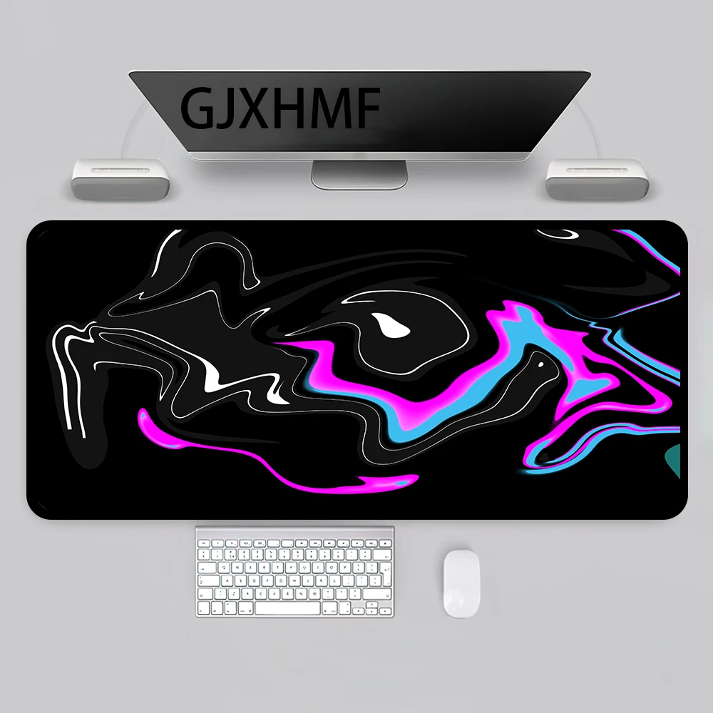 

Colored Whirlpools Theme Mausepad Abstract Desk Mat Gaming Mat Pad on The Table Office Gamer Accessories Keyboard Mat Mouse Pad