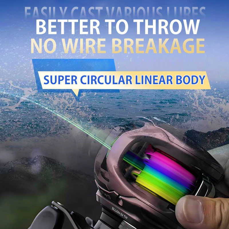 New X16 Strands Fishing Line YGK Ultra 300/500M Braided PE Fishing Strong Fishing Line Multifilament Durable Fishing Line Tool gallery 4