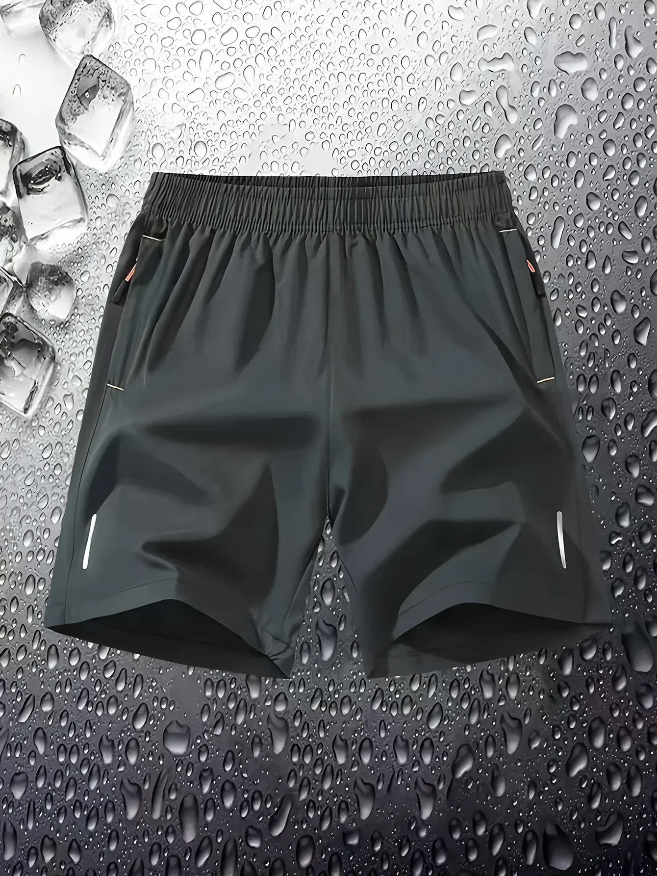 صيف جديد وصول السراويل الرياضية الرجال جديد مريح مرونة الخصر الملابس الذكور تنفس سراويل قصيرة حجم كبير