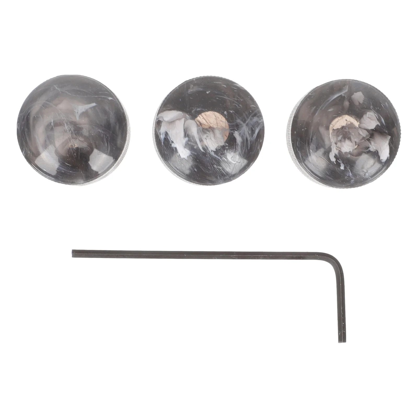 

1 set Plastic Alloy Electric Guitar Knobs Replacement Dome Shape Rotary Control for Guitar Bass Volume Effects