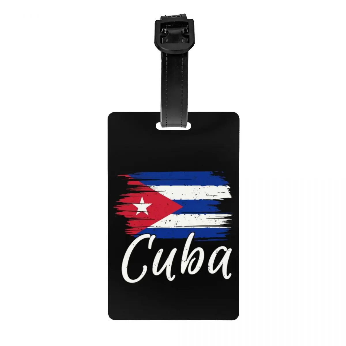 Custom Cuba Cuban Havana Flag Luggage Tags for Suitcases Cuban Patriotic Privacy Cover Name ID Card