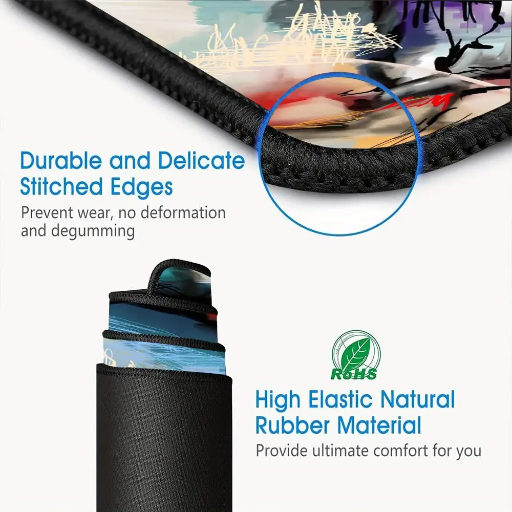 Art Graffiti Mouse Pad Extra large waterproof and stain-resistant mouse pad