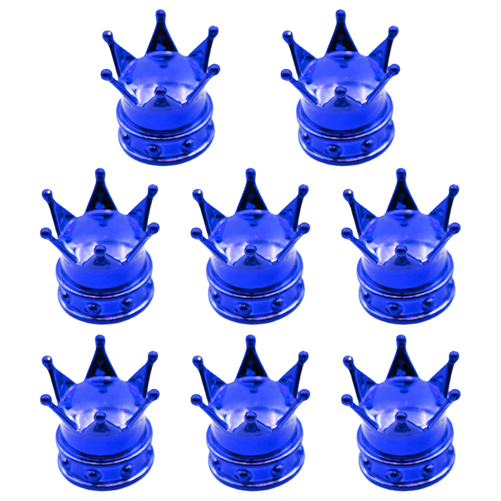 Crown Valve Cap For Cars for Auto Car Aluminum Alloy Cap Tyre Valve Cap Secure Fit Stylish Design for versatile Accessory