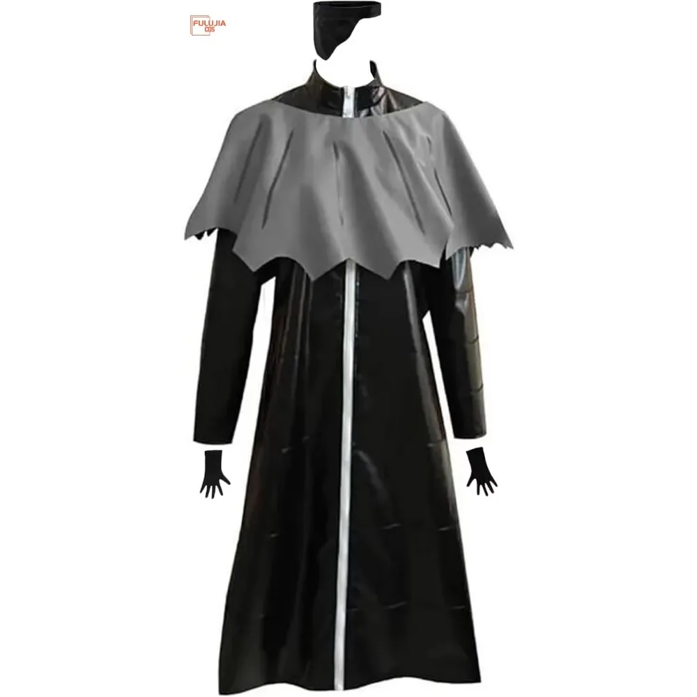 

Fulujiacos Anime Costume Sosuke Cosplay Aizen Suit Leather Outfit Halloween Christmas