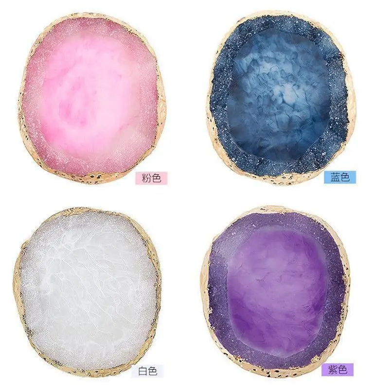 Paleta completa de manicura de Phnom Penh, paleta cóncava y convexa para maquillaje, paleta de bordes de cristal para manicura 4