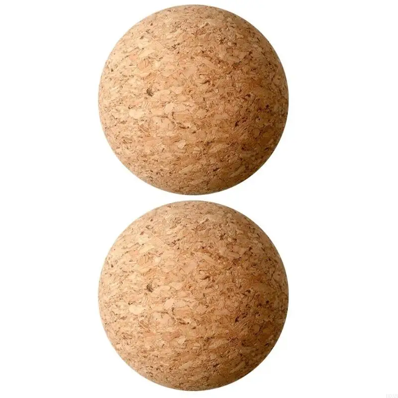 D0AB Wooden Cork Ball Stoppers 2.4 -Zoll -Weinkasten Ersatz Praktischer Korkkugel Stopper 2pcs/Set für Weinflaschen