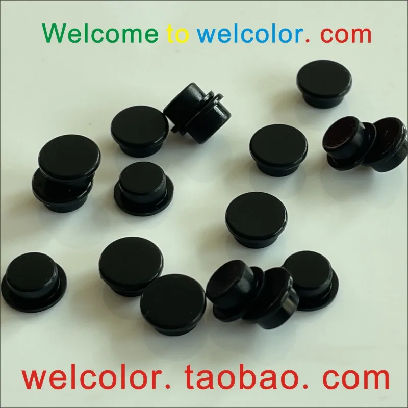 1000PCS 6 7 8 9 10 11 12 13 15MM High Temp Solid Silicone Rubber sealing stopper plugs molded glass dropper bottle cap part