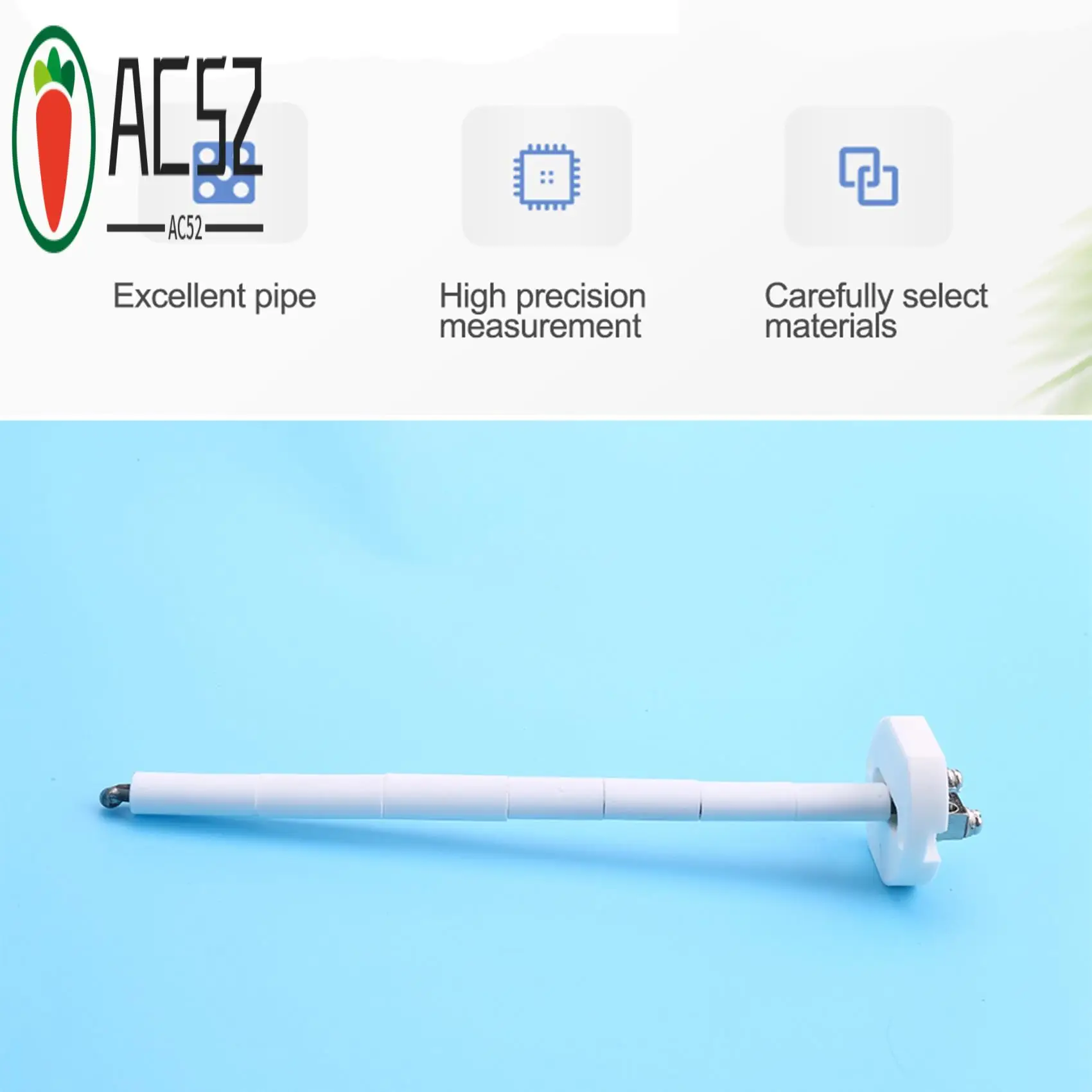 AC52-High Temperature K Type Thermocouple Sensor For  Kiln Furnace 2372 Fahrenheit 1300 Degree -B119