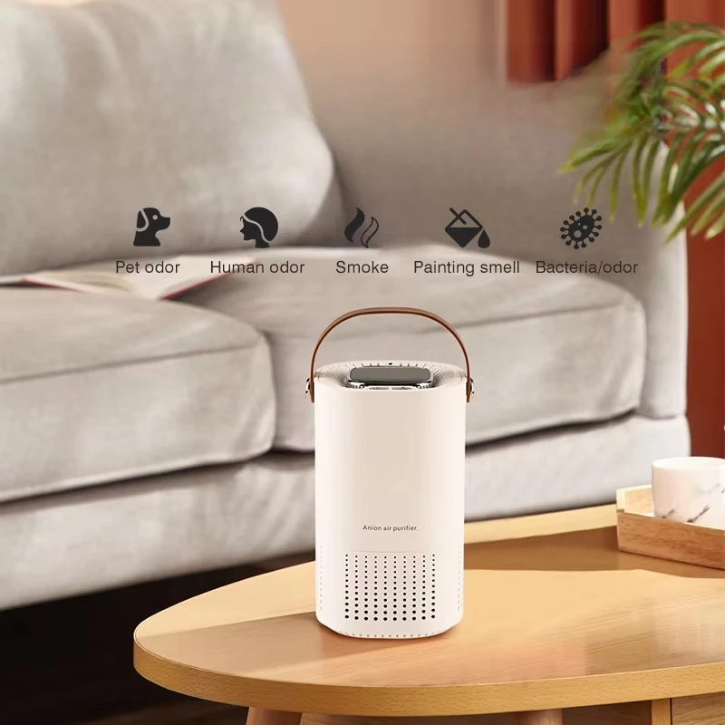 Smart Air Filter Mini Negative Ion Air Purifier Hepa Filter Ion Generator Car Portable Home Air Purifier
