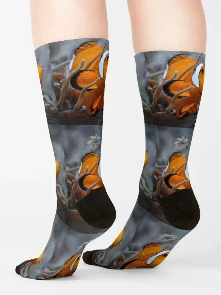 Clownfish Socks happy winter thermal Children's colored Socks Girl Men's