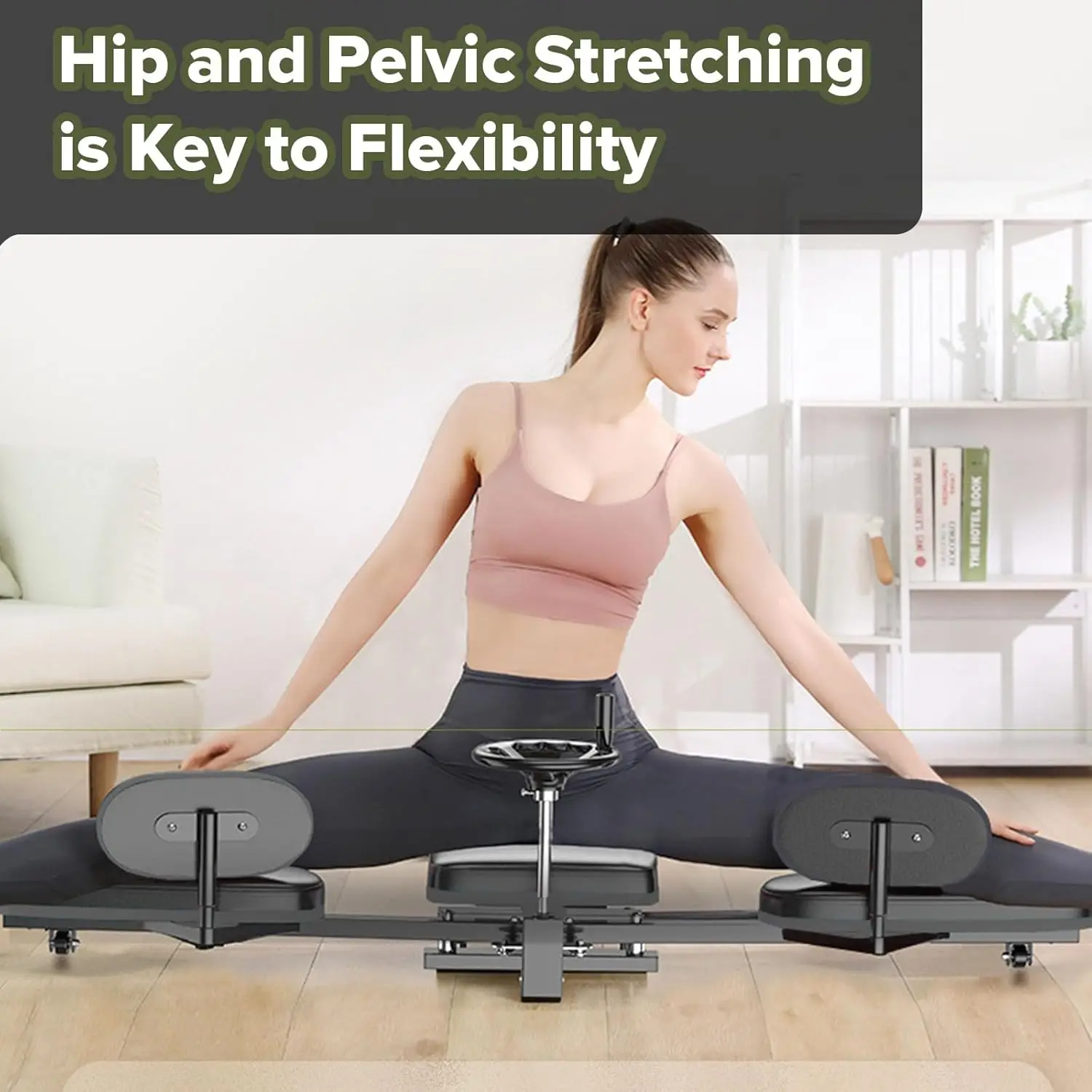 Machine by Flex Bench – Improve Flexibility,Mobility and Reduce Hip Pain, Leg Stretcher - Flexibility for Yoga,Da