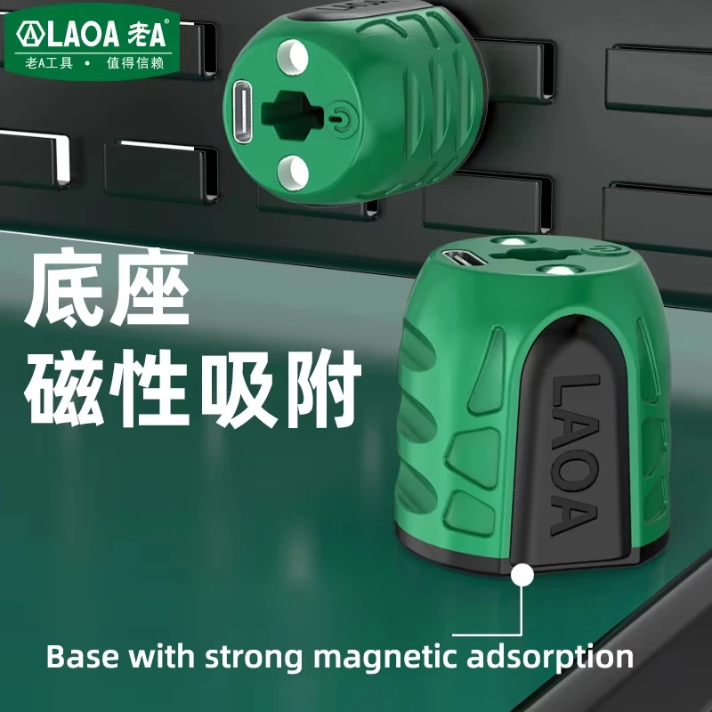 LAOA High Quality Screwdriver Demagnetizer Magnetizer Strong Srewdrive with LED Light Screwdriver Picking Tool