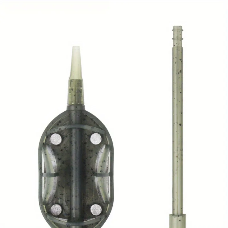 Ackibbik 1pc Carp Fishing Bait Feeder Method Thrower Tool Inline Method Feeder Cage Sinker Trap Carp Fishing Accessories view 2