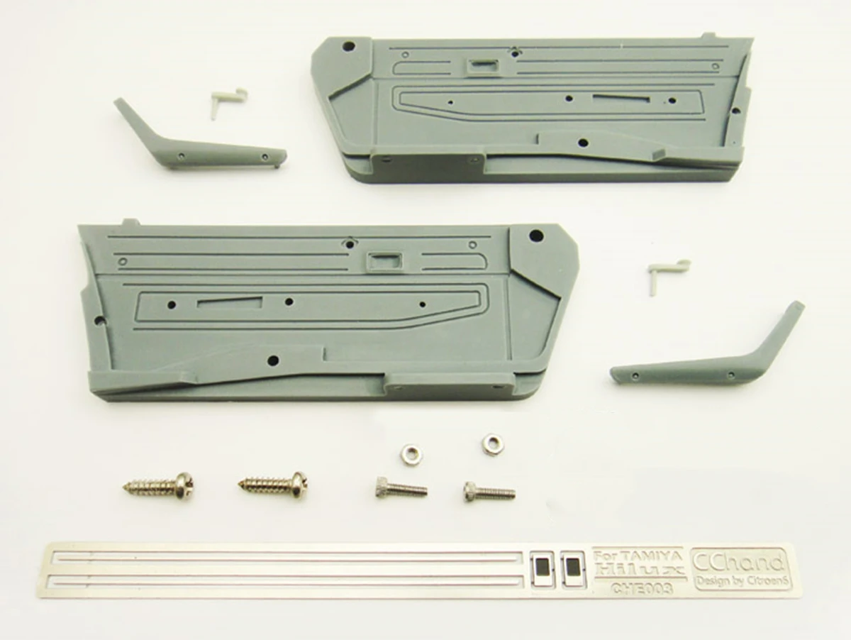 

TAMIYA 1/10 Hilux Bruiser Car Shell 4WD TF2 Pickup Model Interior Door Panels