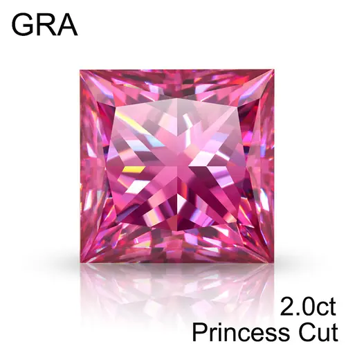 Pink Loose Moissanite 100% Real Lab Gemstone Stones For Women Jewelry Diamond Ring Material GRA Round/Pear/Emerald/Oval Cut - Image 35