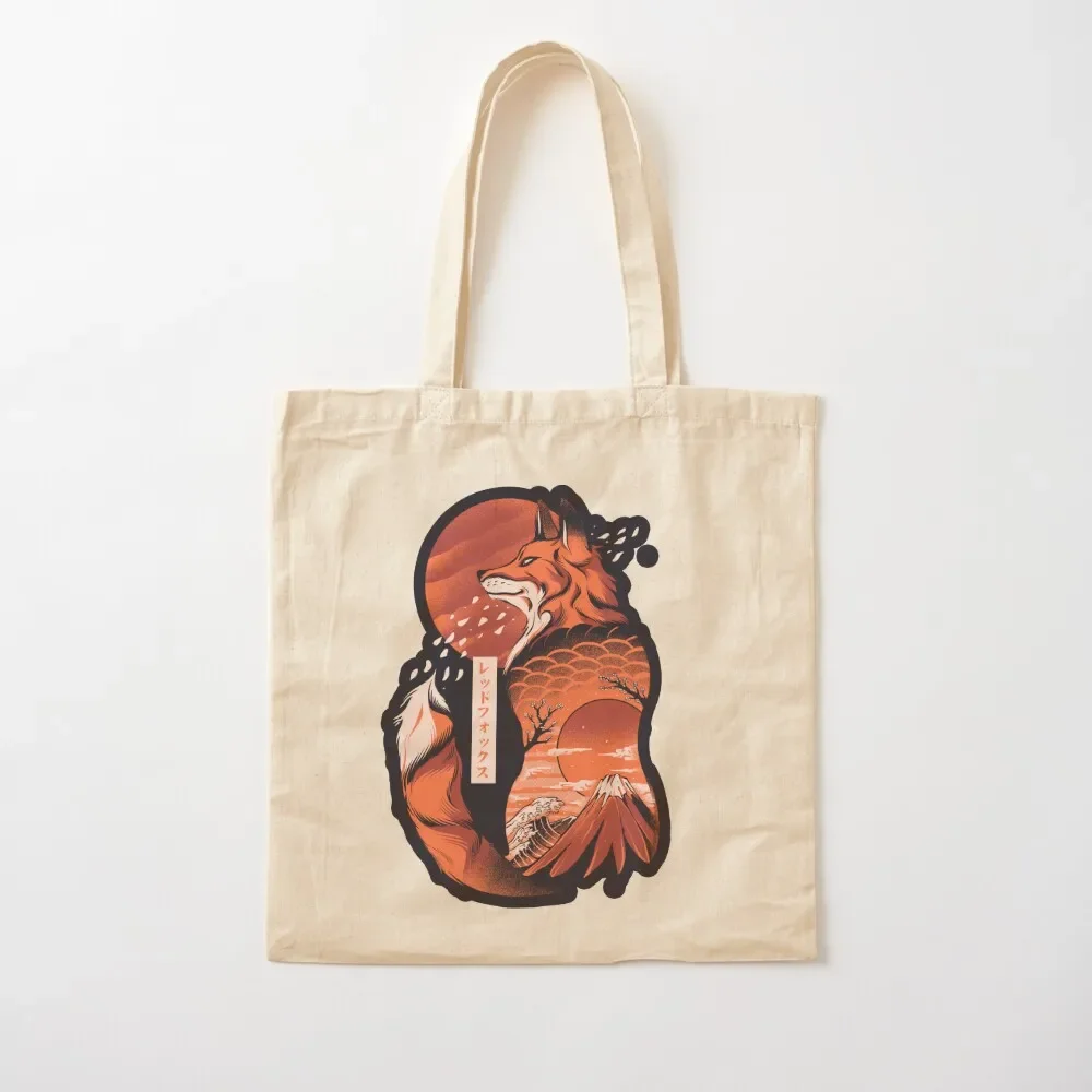 Japanese fox Tote Bag shopper bag women tote bag women