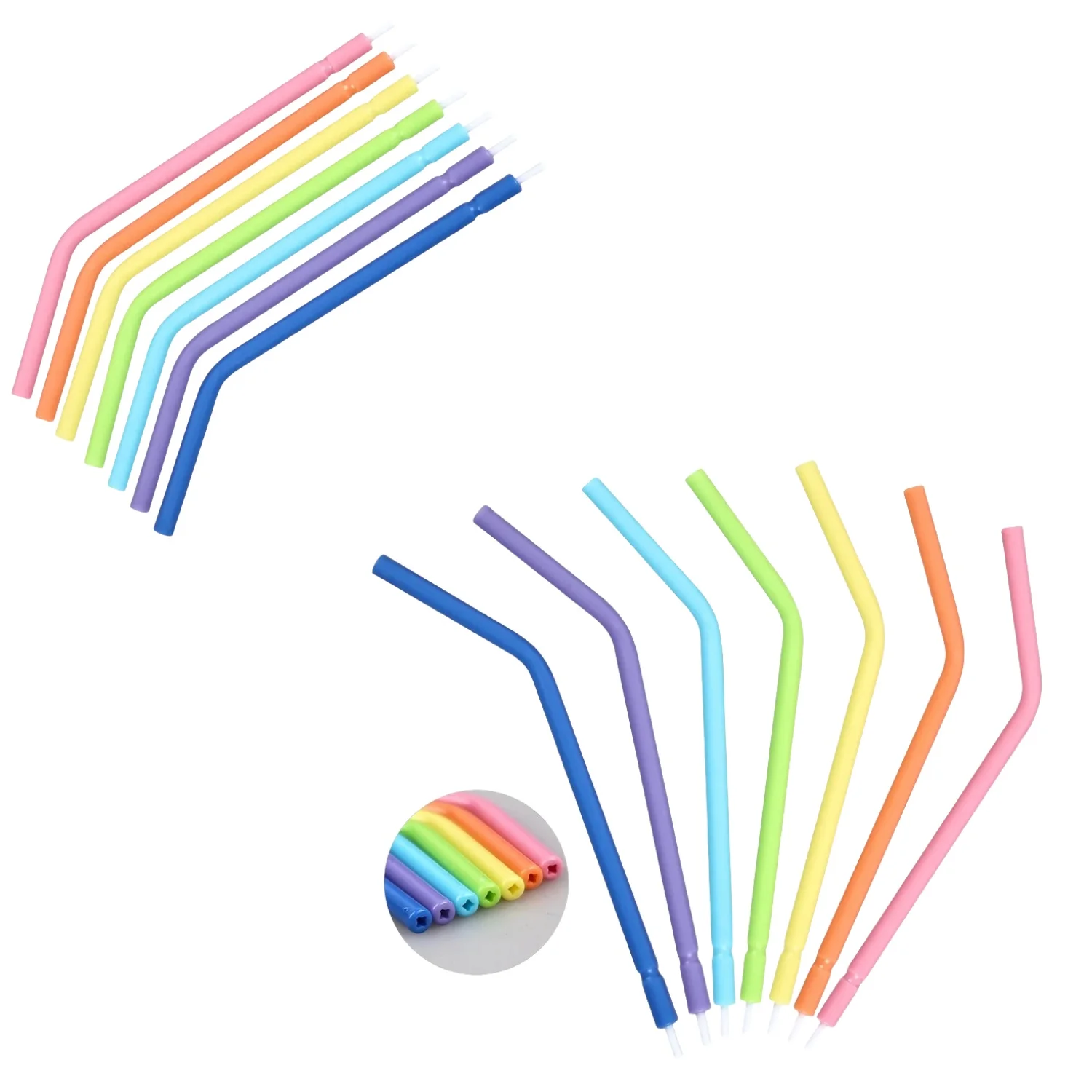 Embouts de buses jetables pour seringue dentaire Triple Air et eau, seringue à 3 voies, unité dentaire, chaise, matériel de dentisterie, 250 pièces