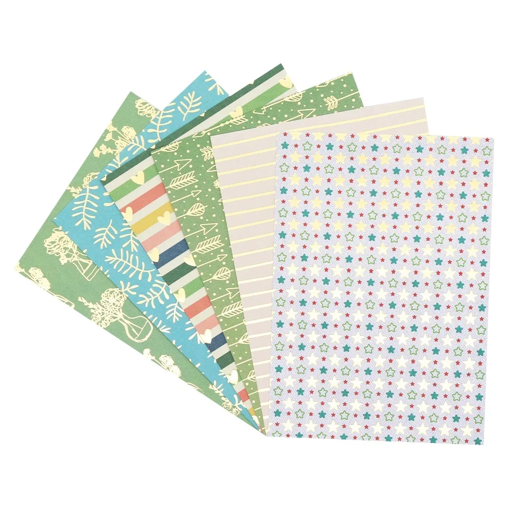 Kreatives Papier 6*4 Zoll mit Blumenmuster für Journaling und Scrapbooking A5 A6 Vintage Blumendesign Scrapbook Hintergrundpapiere – Detail 26