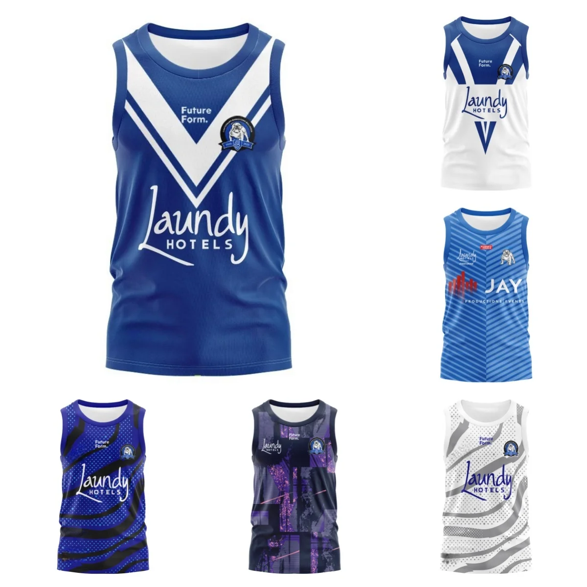 سترة تدريب Bulldogs 2025 Home/Blue (طباعة رقم الاسم المخصص)-جودة عالية