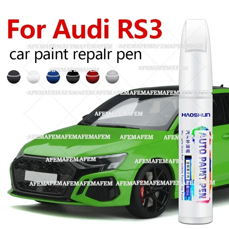 Car Paint Repair Pen For 2011-2025 AUDI RS3 Paint Scratch Repair Accessories Black LY9T White LY9L Gray LZ7W LX7L Blue LX5F LX5H