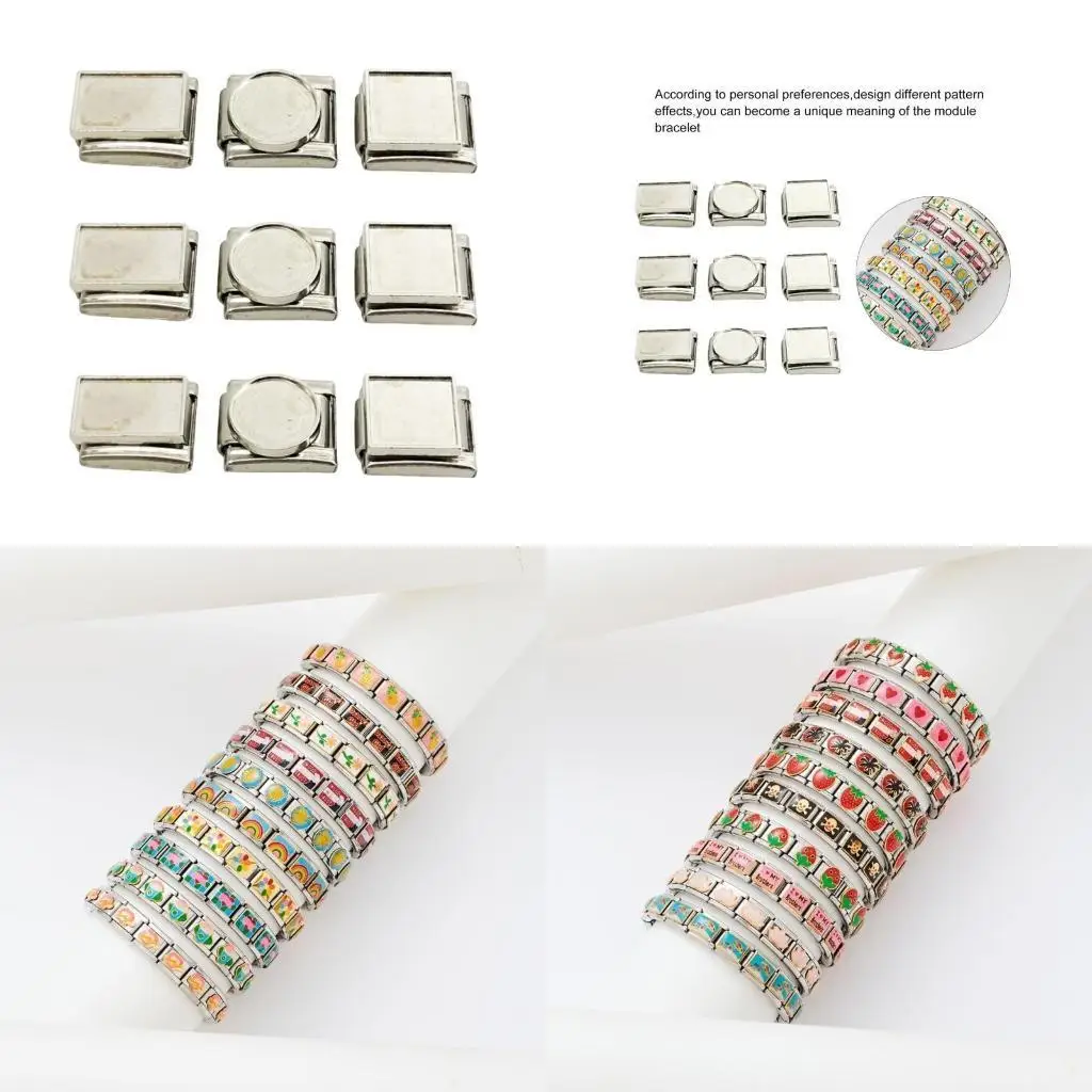 

J78F Ремешок для браслета из нержавеющей стали, соединитель, пустое крепление для браслета