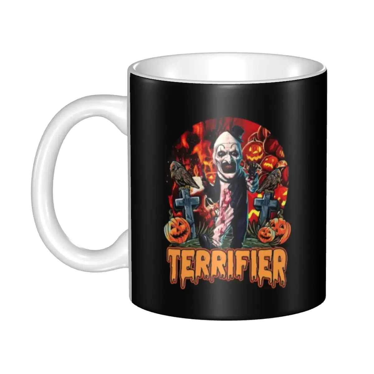 Halloween Horror Movie Terrifiers Coffee Mugs DIY Customized Ceramic Mug Cup Creative Gift