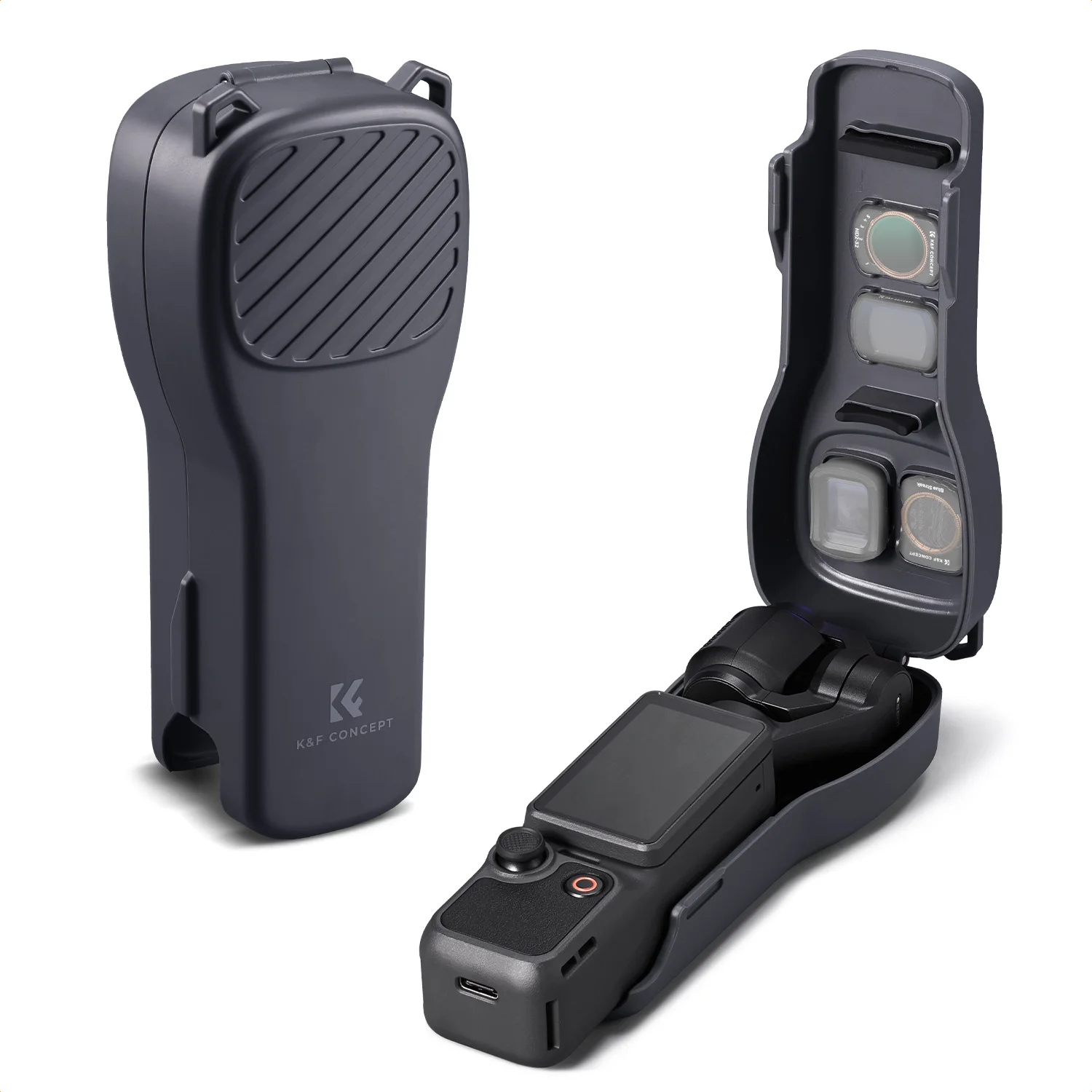 Etui ochronne K&F Concept do DJI OSMO Pocket 4, 4 szt. etui na filtry do kamery sportowej, akcesoria OSMO Pocket 4, osłona OSMO Pocket 4 — zdjęcie produktu 2