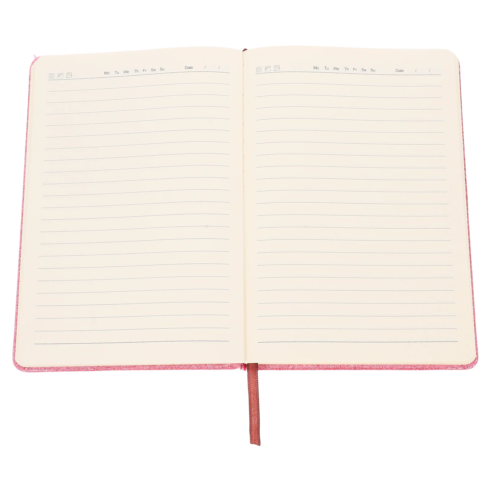 Блокнот с блестками в твердом переплете A5