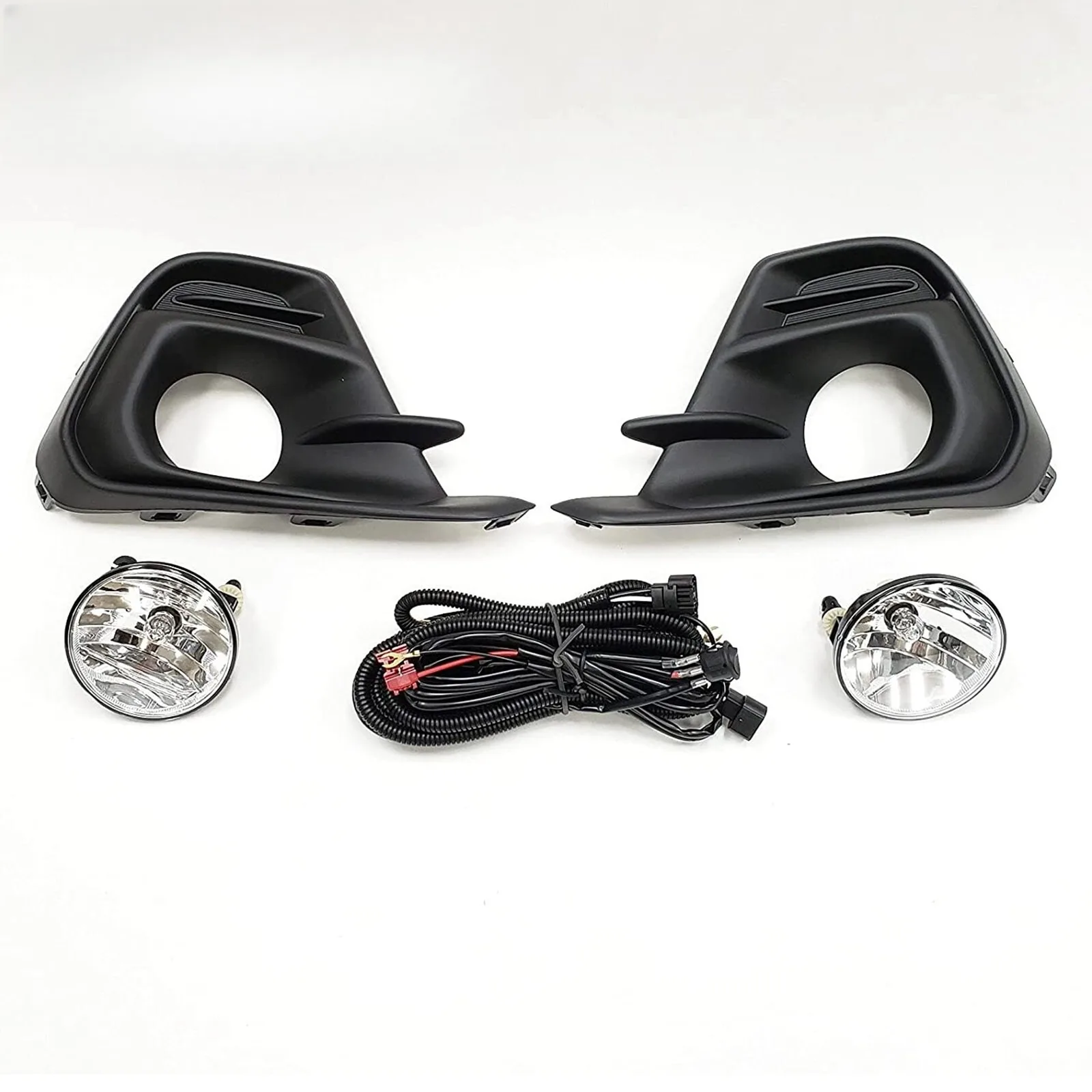 For Chevrolet Spark 2016 2017 2018 Halogen Bumper Fog Lights Driving Lamps w/Switch and Kits Pair Set Left+Right