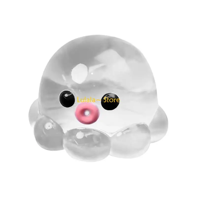 Y4QA Ball Shaped Squeeze Toy Crystal Ball Durable TPR For Anxiety Relief School Home Use