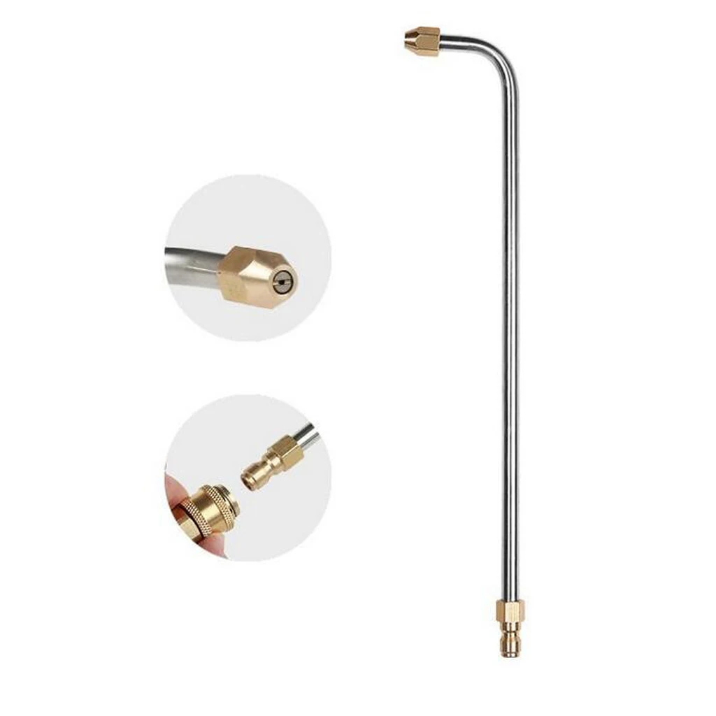 Spray Building Sprayer Angled Pressure Washer Lance Stainless Steel Extension Wand for Roof and Gutter