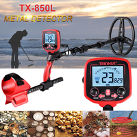 TX-850L Metal Detector Underground Professional Depth 2.5m Search Finder Gold Detector Treasure Hunter Detecting Gold Pinpointer