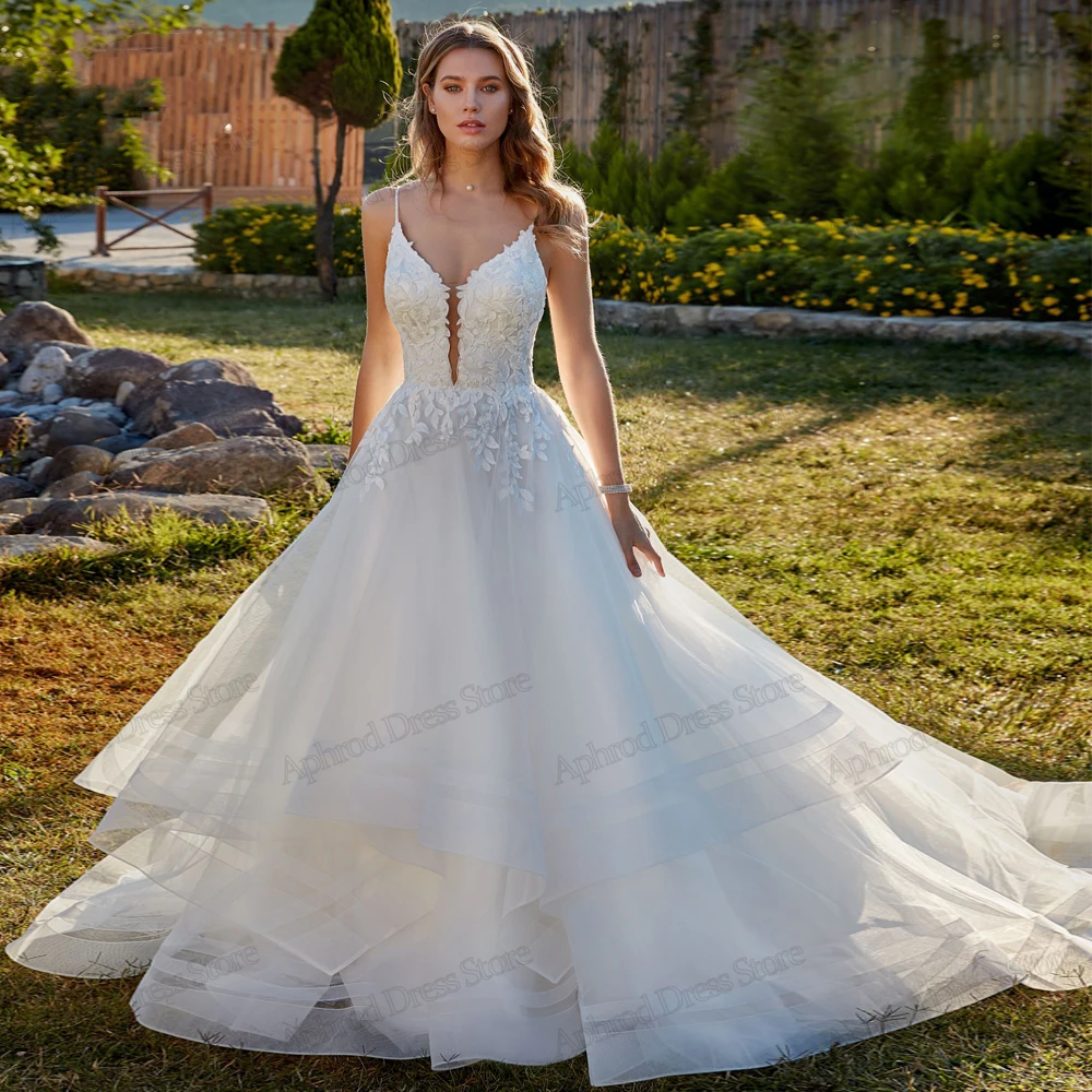 

Gorgeous Wedding Dresses Classic Bridal Gowns Lace Appliques Sleeveless Sweetheart Robe Simple Vestidos De Novia 2025 Customized