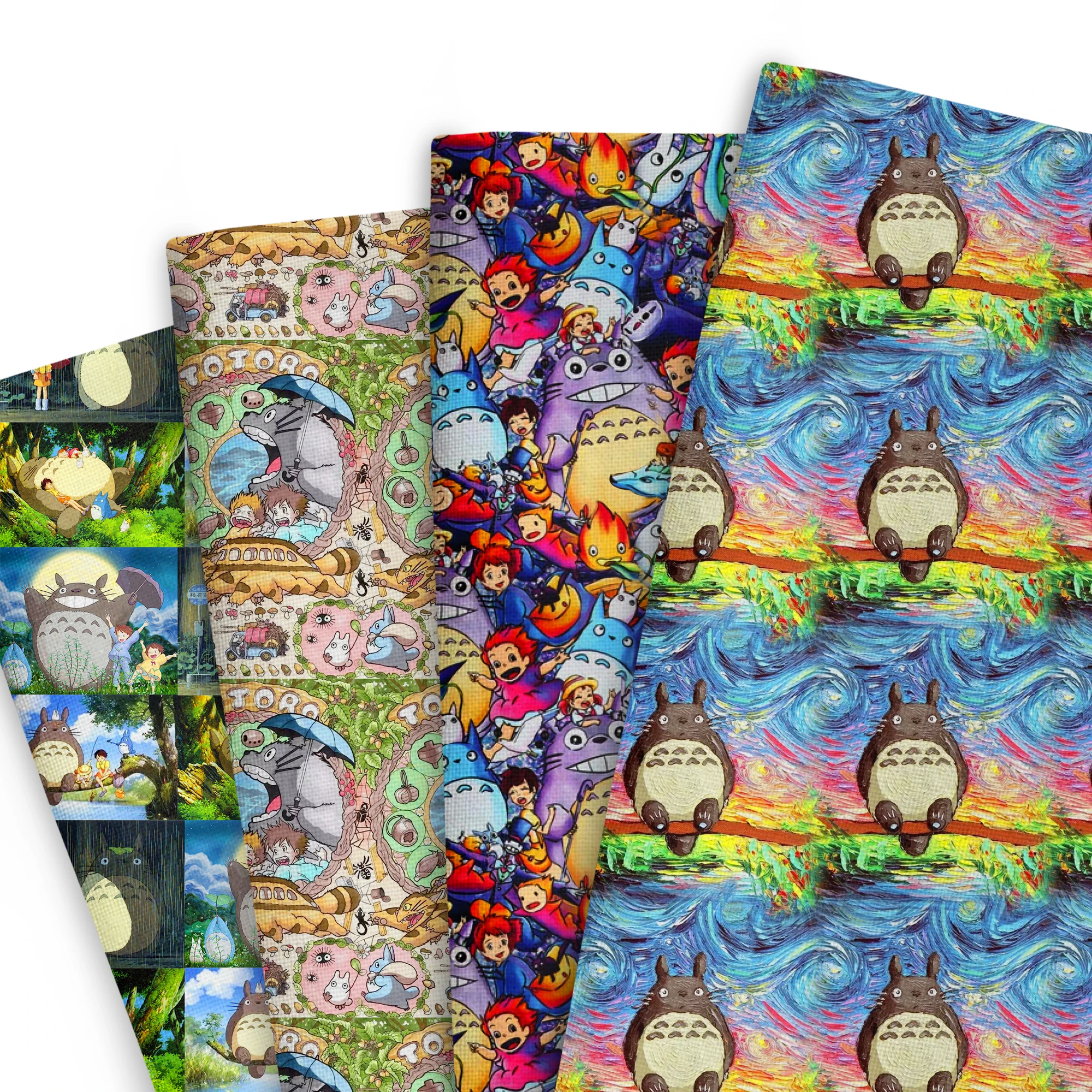 50*145cm Patchwork Anime Polyester Cotton Fabric for Tissue Sewing Quilting Fabrics Needlework Material DIY Handmade