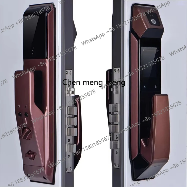 Keyless Fingerprint  Smart Door Lock Full Automatic Without Handle Face Recognition Smart Door Lock