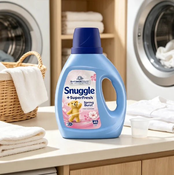 Snuggle SuperFresh Liquid Fabric Softener, Odor Eliminating, Spring Burst, 40 Loads