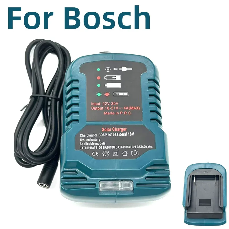 

Suitable for Bosch 18V Battery Solar Charger Suitable for Bosch 18V Power Tool Battery Portable Outdoor Solar Charging Adapter