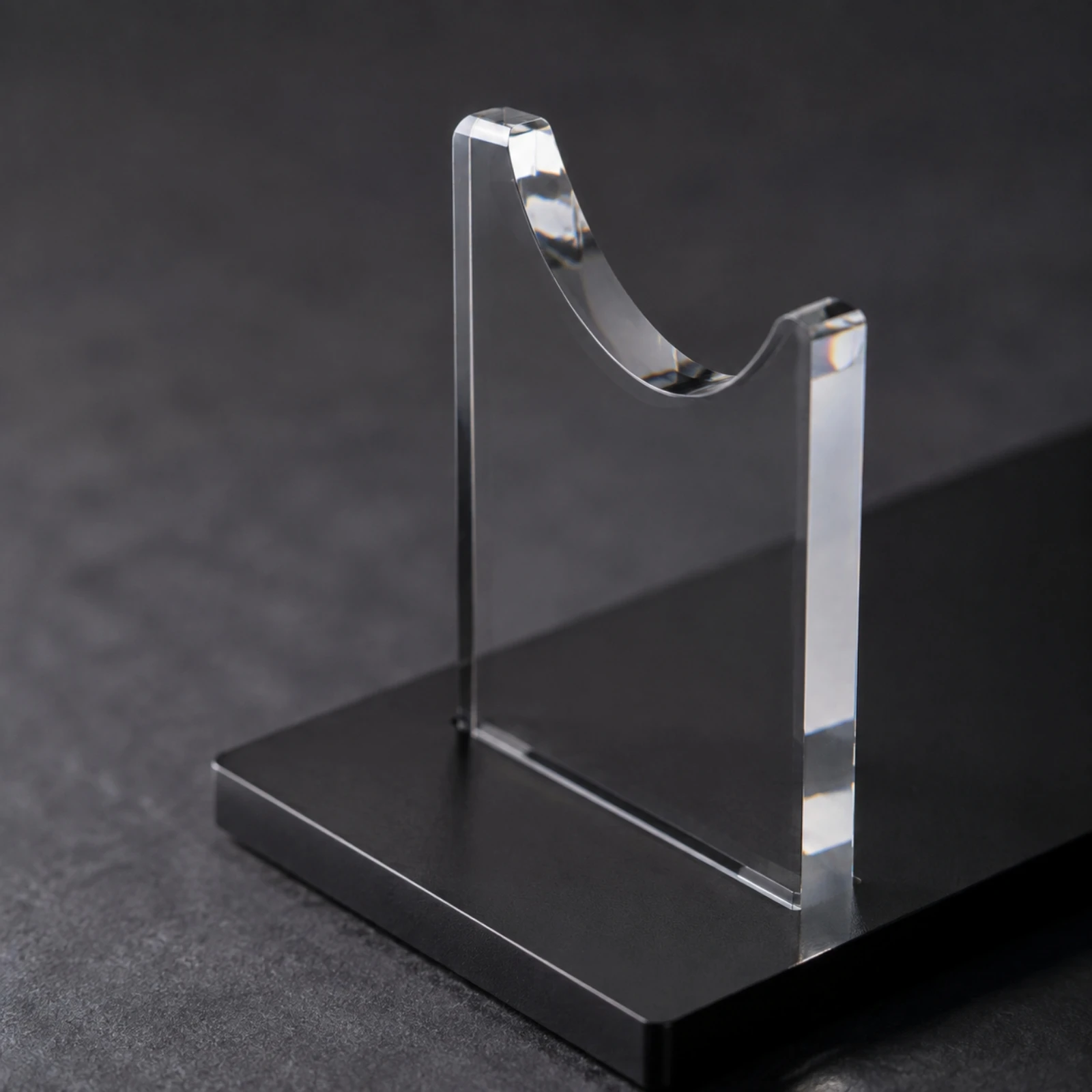 2 Pieces Acrylic Drumstick Display Rack Space-Saving Drumstick Display Rack with Anti-Slip Pads Lightweight Slim