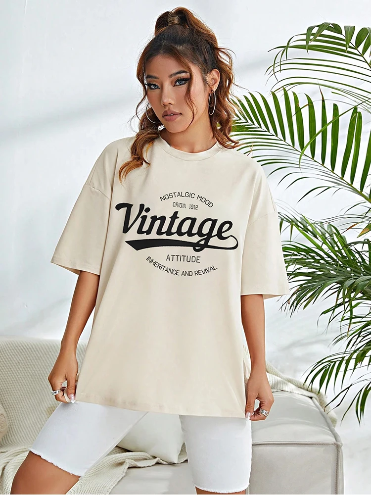 Женская футболка с рисунком Y2K в стиле ретро 90-х годов, винтажный укороченный топ с коротким рукавом, повседневная уличная футболка