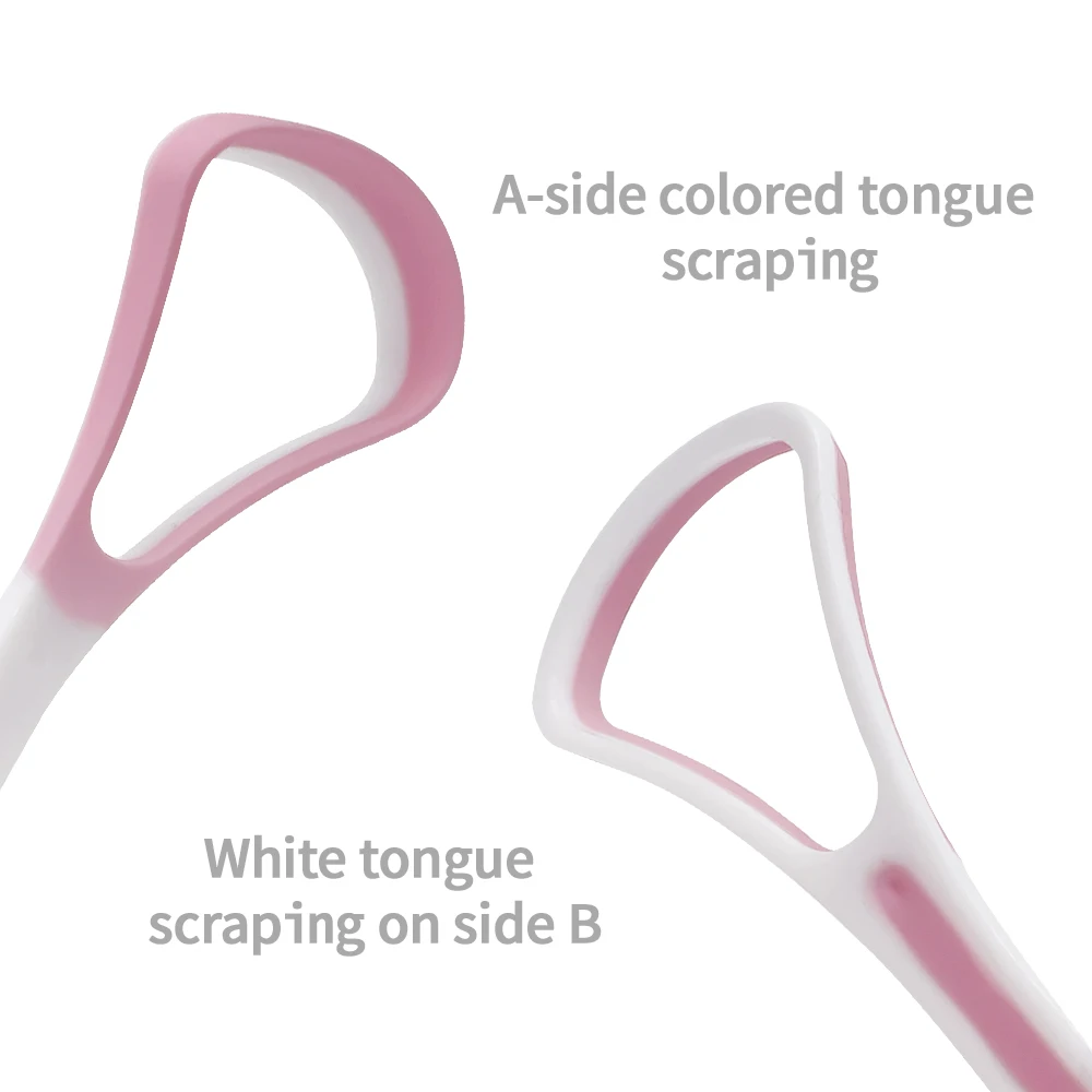 5pc Dental Silicone Tongue Brush Cleaner Reusable Tongue Scraper Brush For Adults Kids Oral Care Hygiene Mouth Fresh Breath Tool