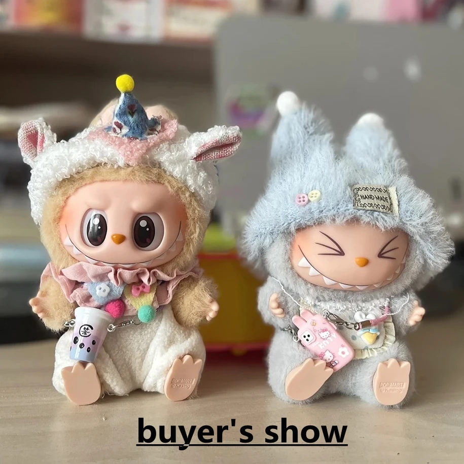 Zawieszka Akcesoria Labubu do Domku dla Lalek, Mini Symulacja Kubka do Herbaty Mlecznej, Akcesoria do Lalek Ropa Labubu