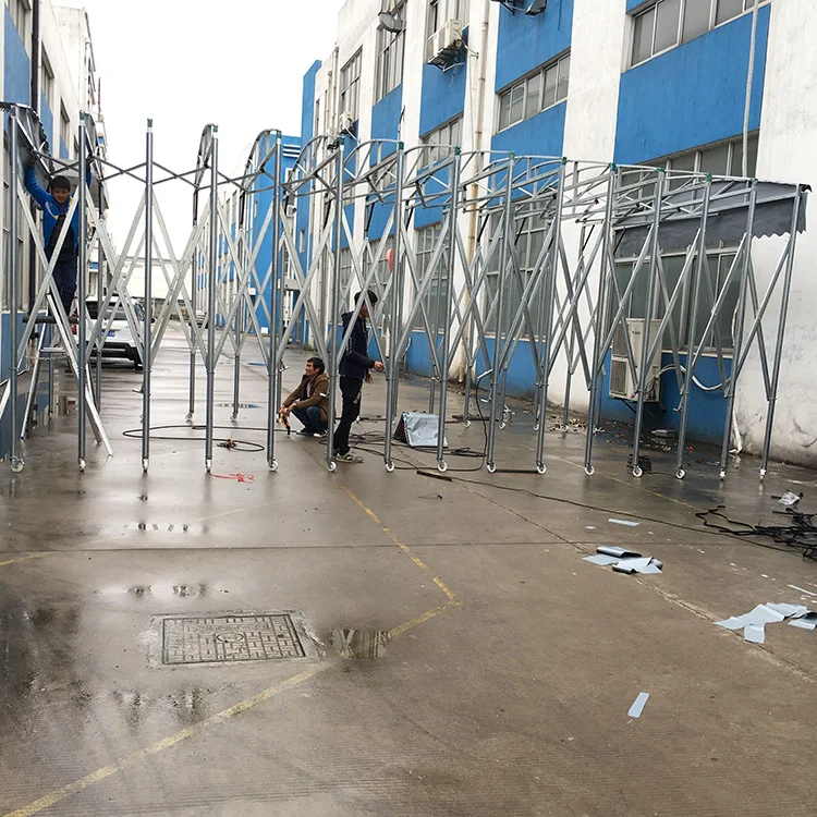 2026 Outdoor Carport Canopy Stand Self Movable Canvas Roofing Metal Frames Car Sun Shelter All Weather Tent Car Garage Waterproo
