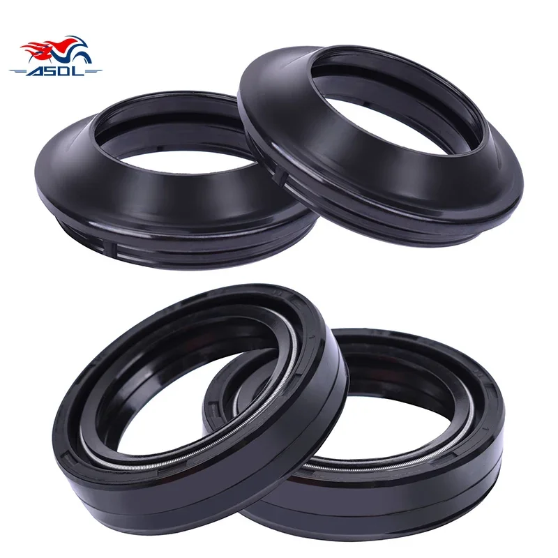 

33x46x11 Front Fork Oil Seal 33 46 Dust Cover For Suzuki RM125 RM125M RM 125 GN250 GN250F GSX250 GSX250E GSX GN 250 51153-02B00